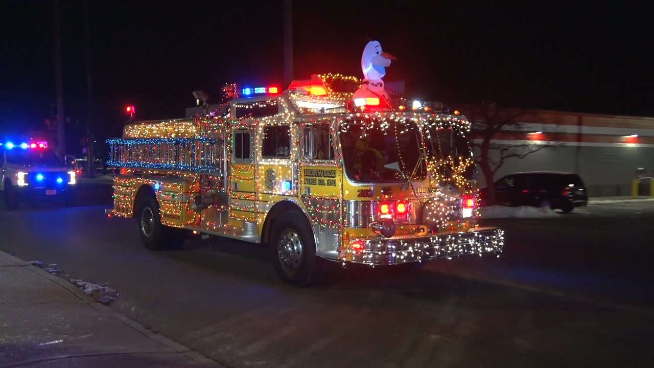 2024 Bergenfield, NJ Fire Department & Ambulance Corps Holiday Lights Parade 12/22/24