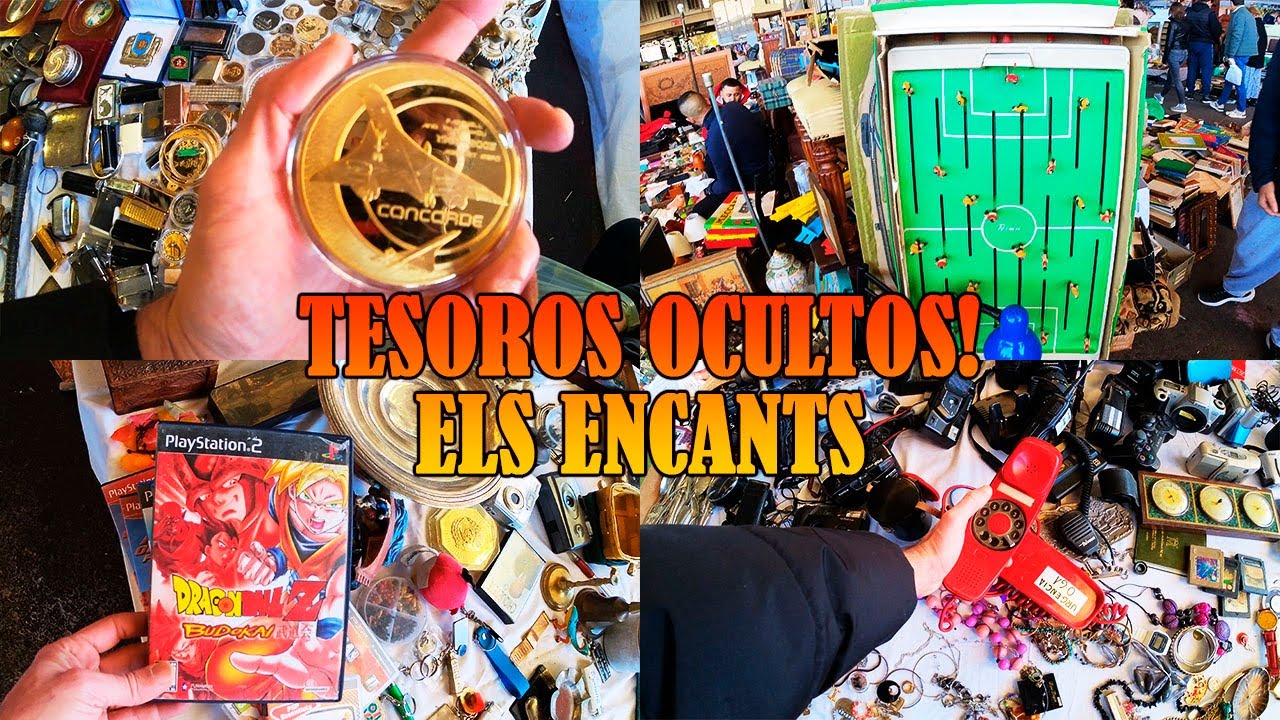 ENCONTRANDO TESOROS En El MERCADO Mas Antiguo De EUROPA | Mercado De Los ENCANTES BARCELONA