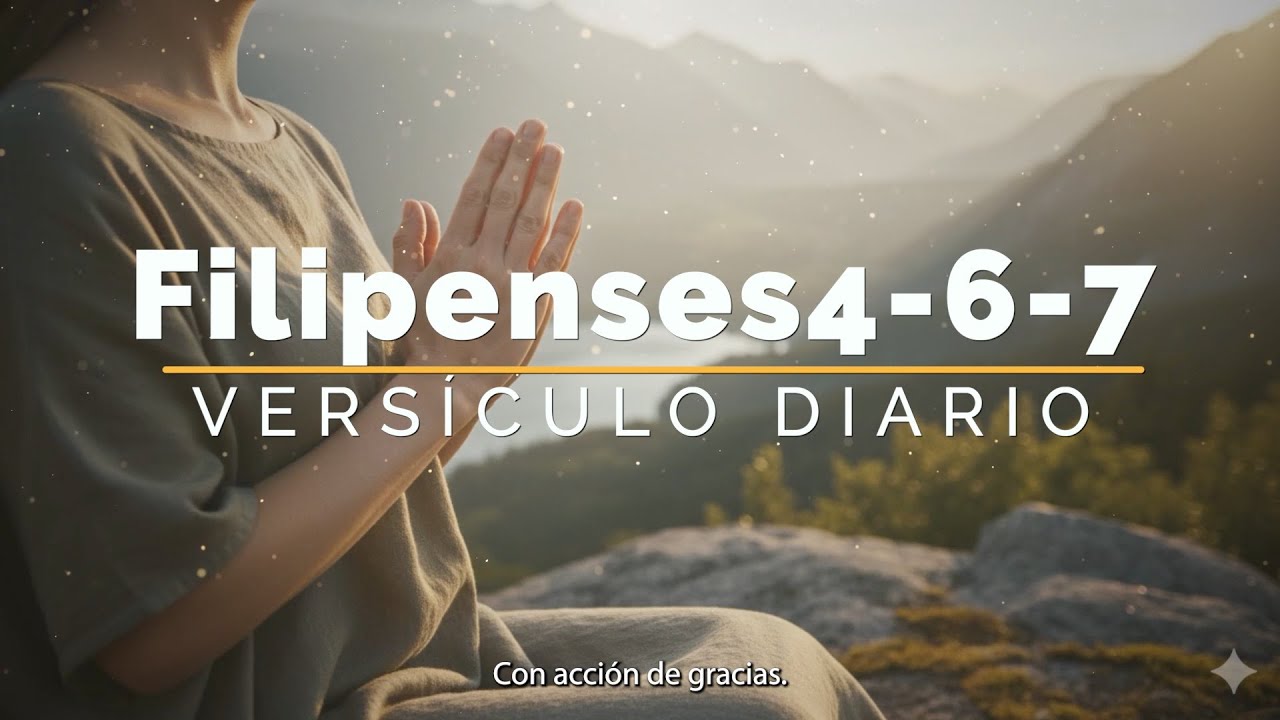 La Paz que Sobrepasa todo Entendimiento - Versículo diario: Filipenses 4:6-7
