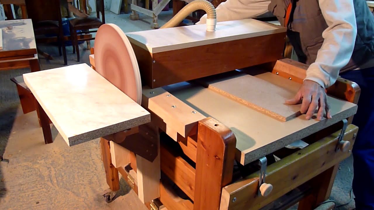 Homemade drum sander - Επιτραπέζιο τριβείο