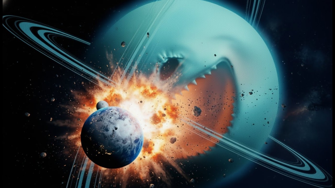 🌕💥 Что, если бы вы стали свидетелем столкновения Луны с Землей? 😱 | Симуляция от первого лица (Ча...