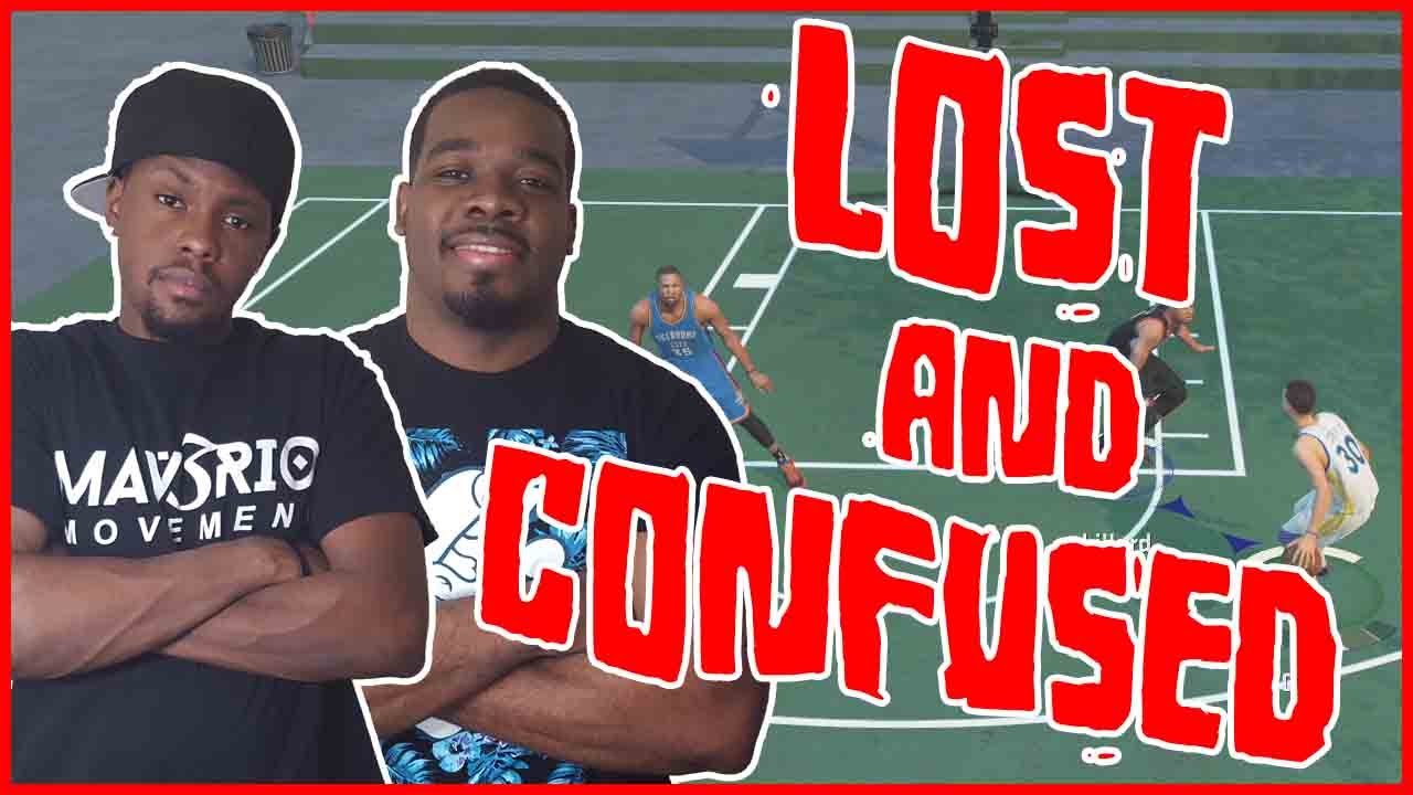 LOST AND CONFUSED!! - NBA 2K16 Head to Head Blacktop Gameplay