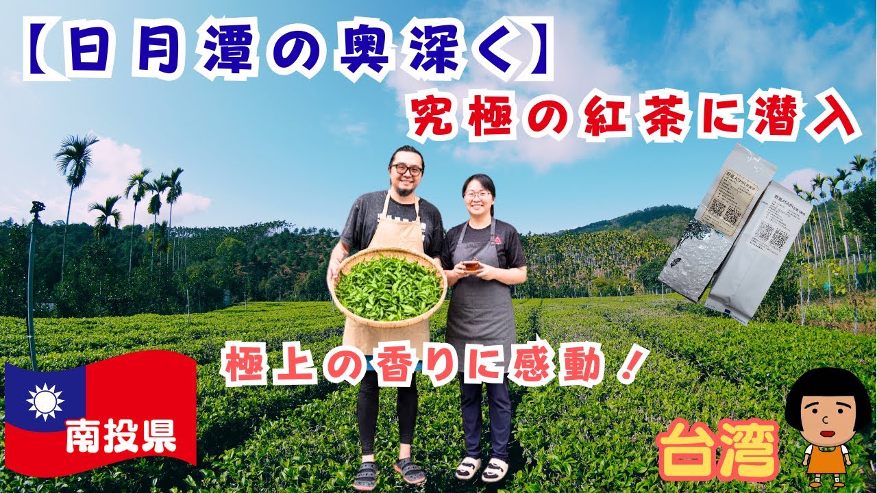 【日月潭からも近い】極上台湾紅茶の製造工程を完全公開！香り、色、全てを作る職人の神業【台湾茶工場見学】