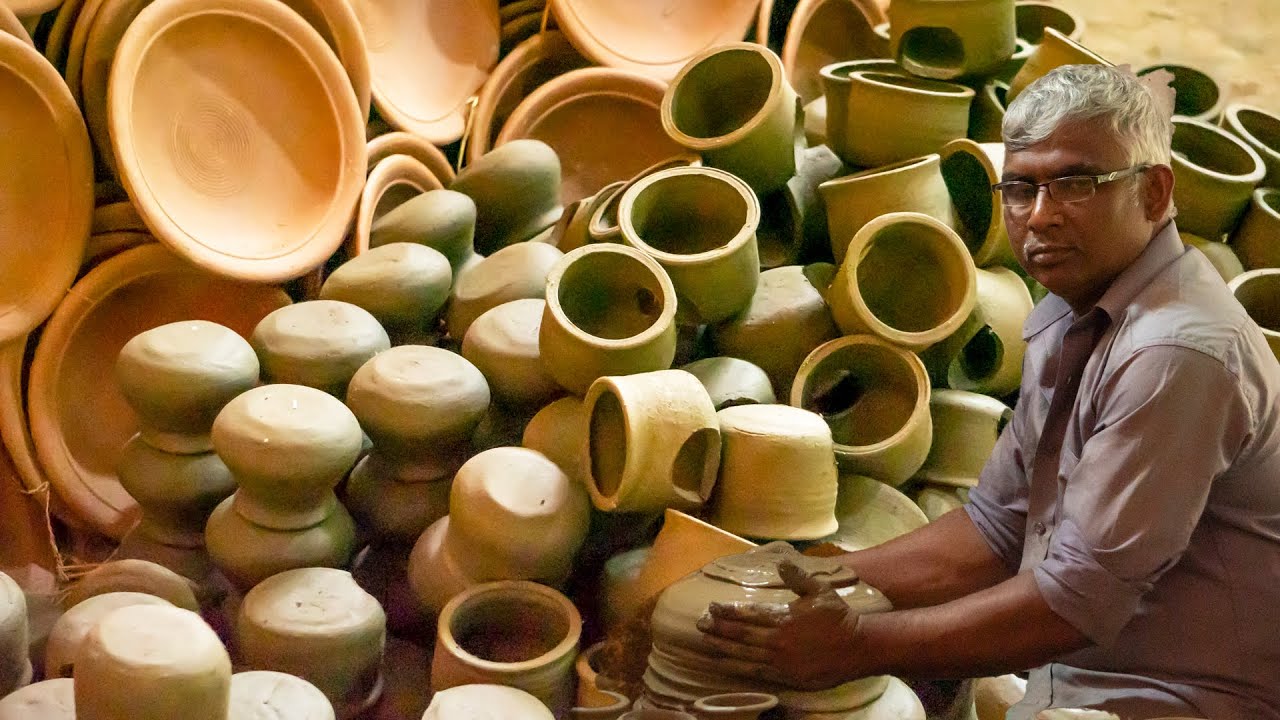Making of Clay Pots by Hand | How clay pots are made