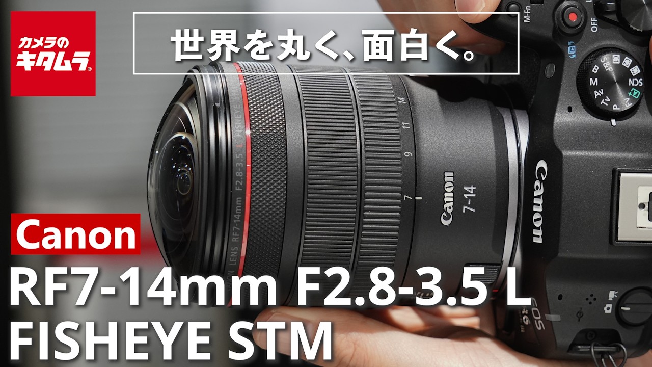 【魚眼】キヤノン RF7-14mm F2.8-3.5 L FISHEYE STMを先行体験！ ~EOS Rシステムにフィッシュアイレンズが登場！~