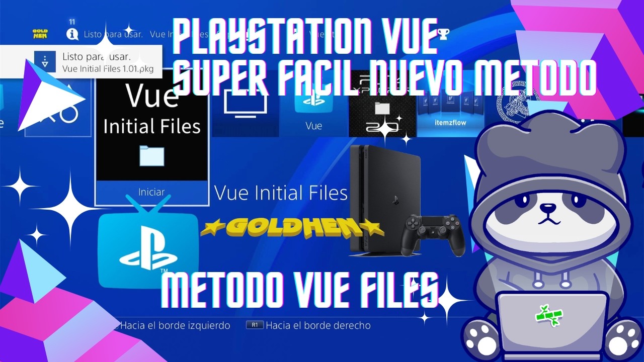 Playstation Vue ahora mas fácil y sencillo... Con Vue Initial files...