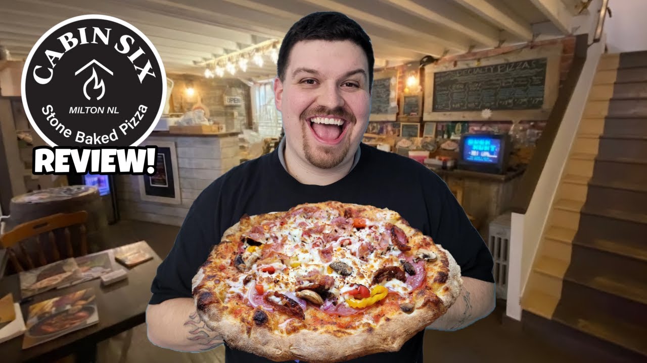 Отзыв о пиццерии Cabin Six Pizza! Пицца, запеченная в каменной печи, и чесночные палочки!