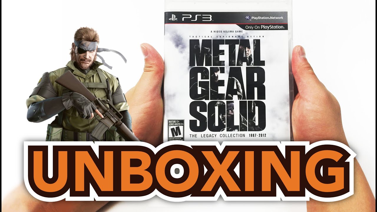 Metal Gear Solid: The legacy Collection (PS3) Unboxing!!