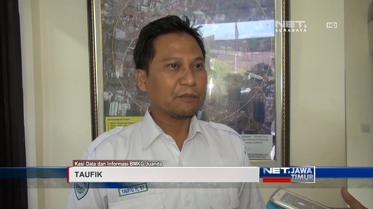 NET. JATIM - BMKG HIMBAU CUACA EKSTREM DI WILAYAH JAWA TIMUR