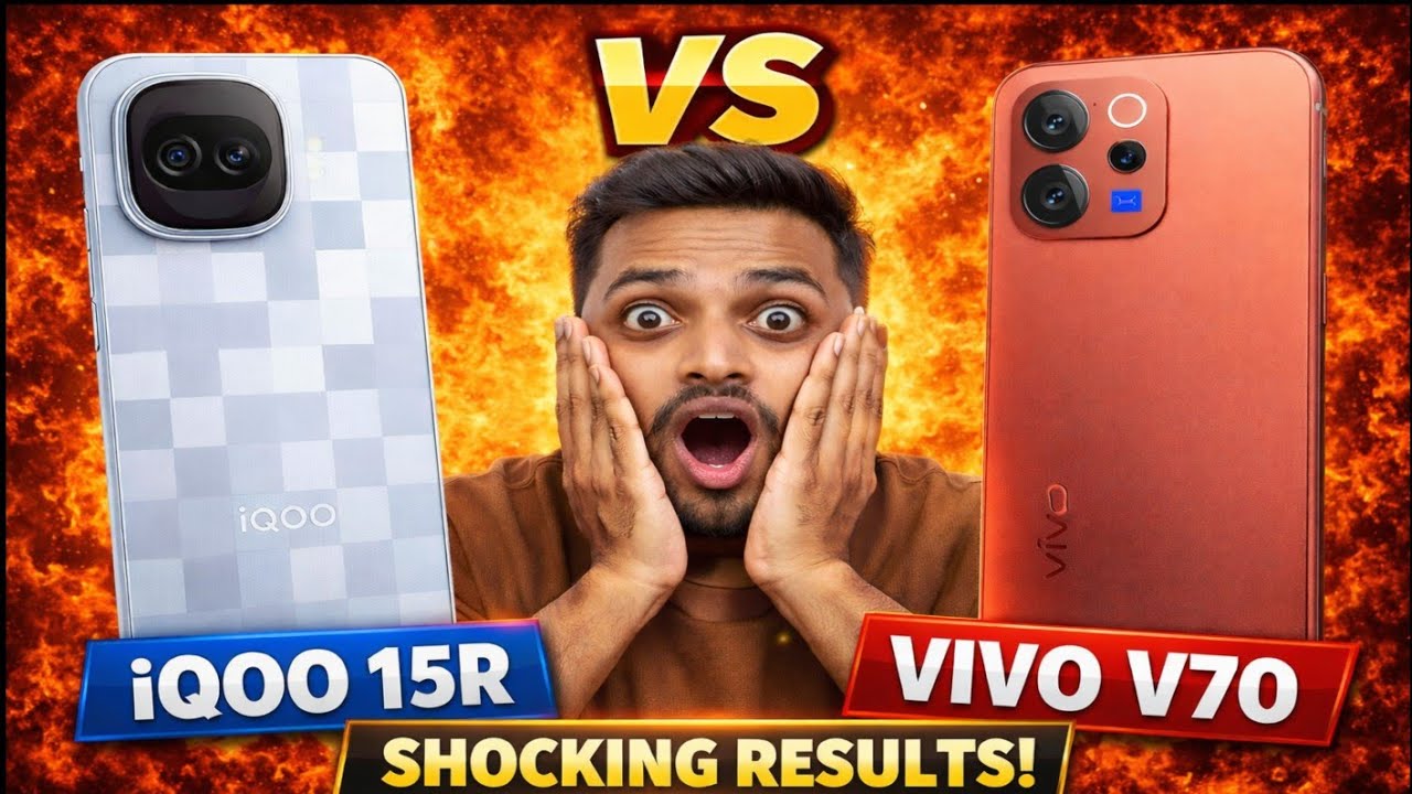 iQOO 15R Vs Vivo V70 | Let's Compare 