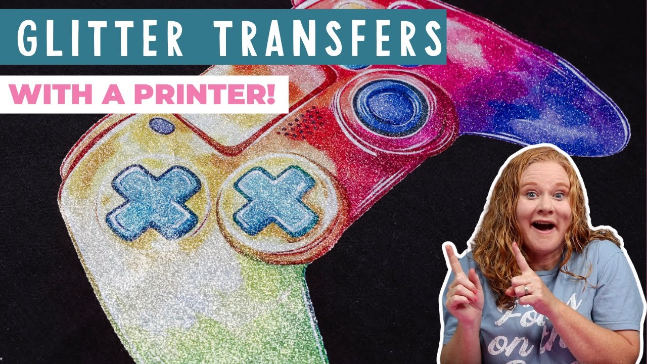 How to Make a Glitter Transfer with an iColor Printer
