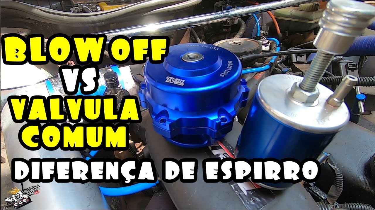DIFERENÇA DE ESPIRRO VALVULA DE PRIORIDADE COMUM vs BLOW OFF - Caverna Turbo 2026