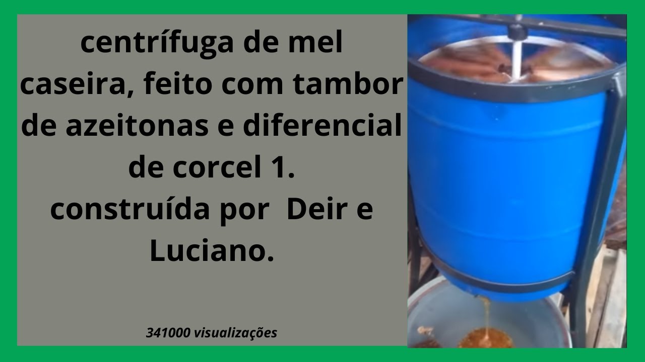 CENTRIFUGA DE MEL CASEIRA, DEIR E LUCIANO