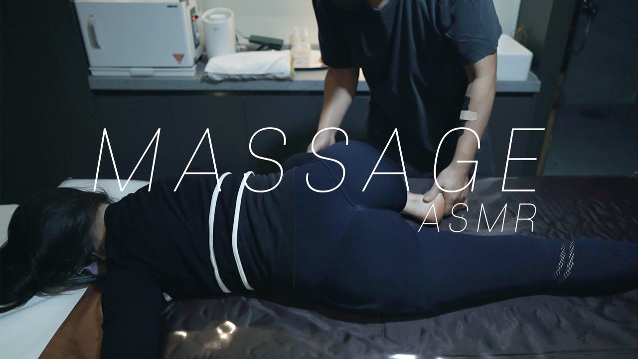 ASMR She is very tired now from daily lower body workouts