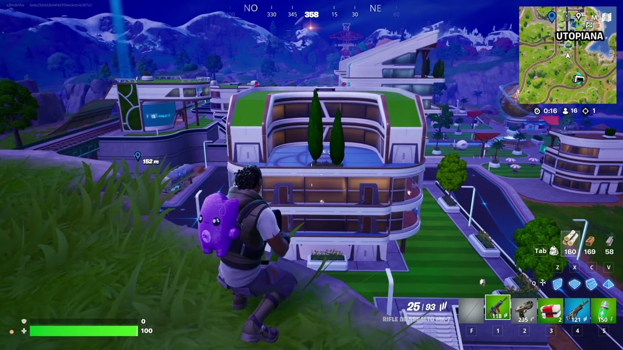 Monitor Da GIGABYTE GS25f2 Game 24.5 Full HD 200HZ testando no Fortnite!!
