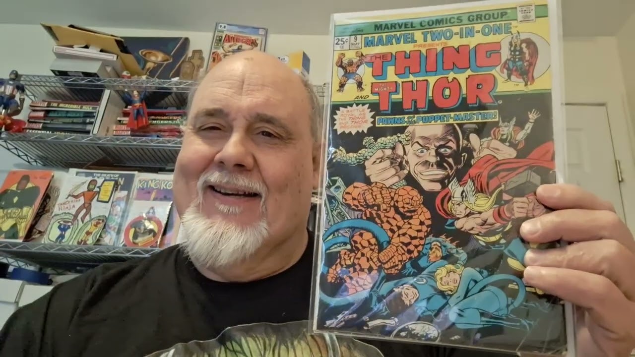 Comics with Stevey D.  Episode 172 Marvel 2 in 1 and Up and Adam's Art Work. 