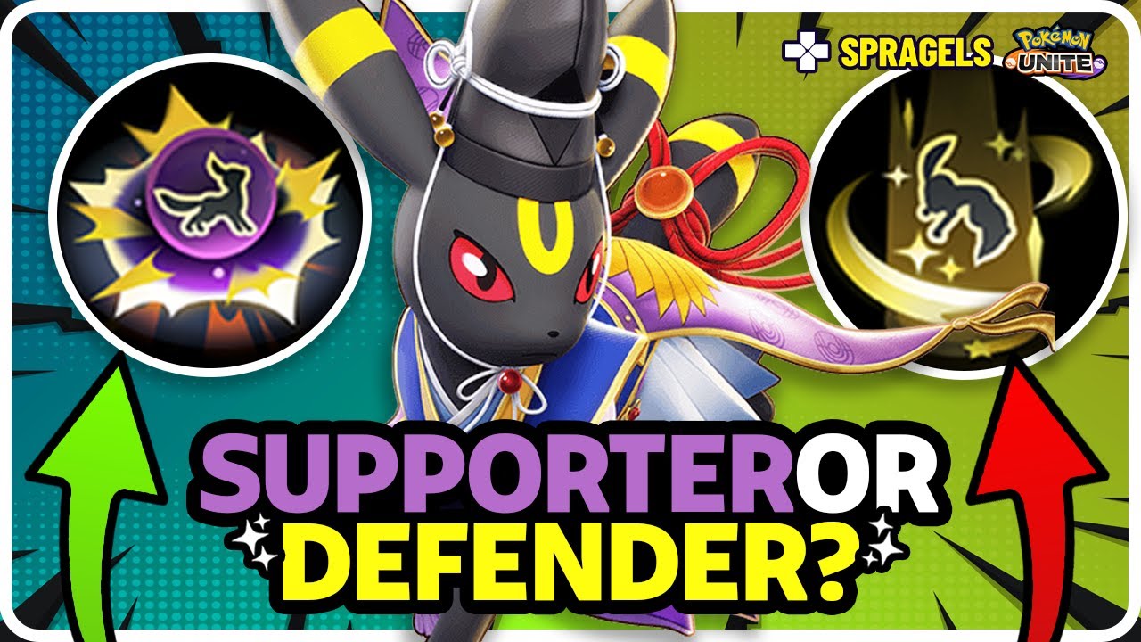 Most Versatile Pokemon In Unite? Play Umbreon As A Supporter Or Defender