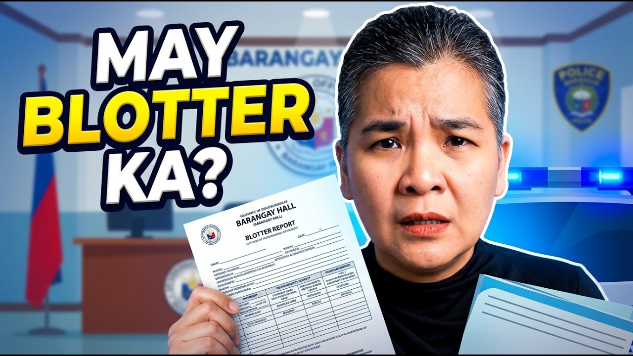 POLICE o BARANGAY BLOTTER: Ano ang Dapat Gawin Kung May Nagpa-BLOTTER Laban sa Iyo? #barangay