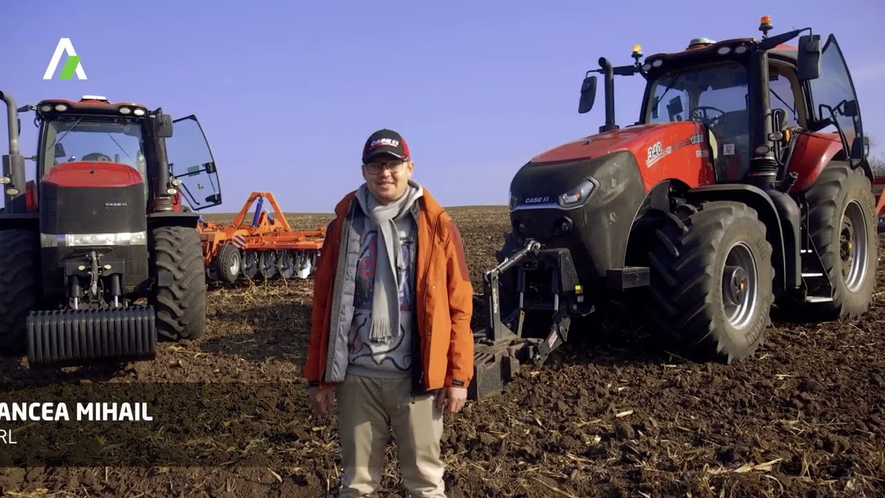 Tractorul Case IH MAGNUM 340 în gospodăria BOGATMOS