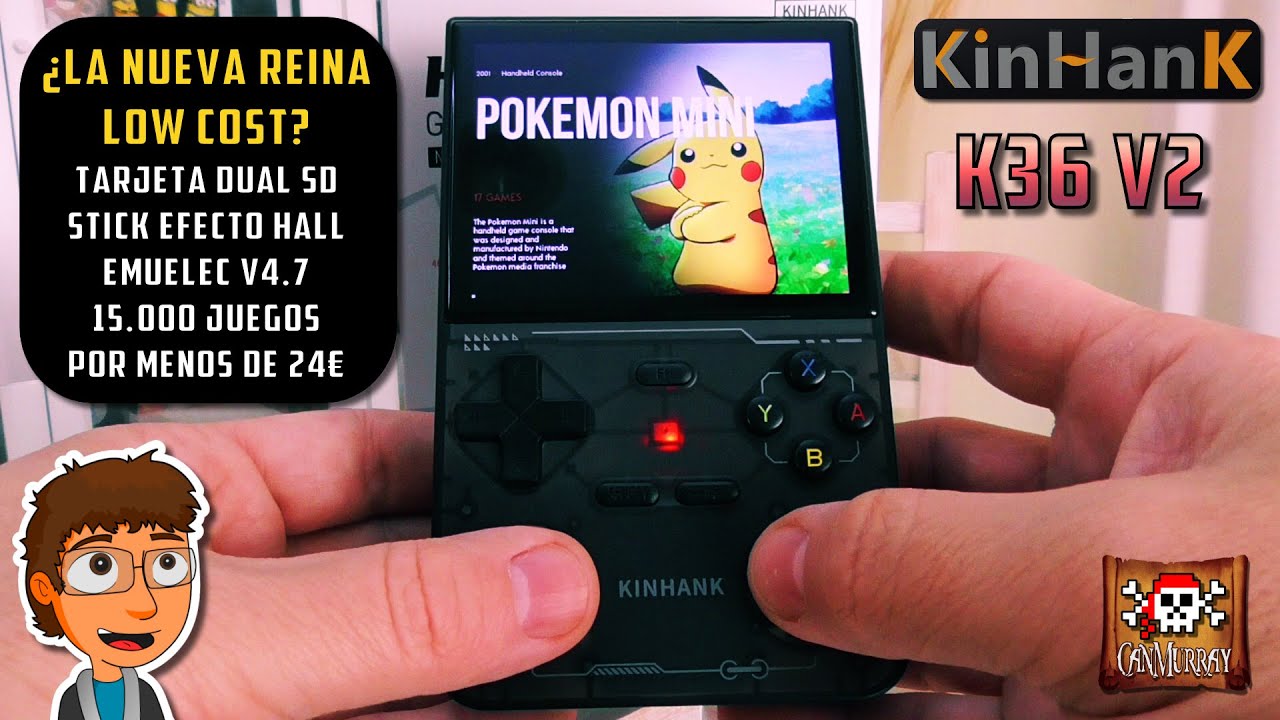 KinHanK K36 V2 Dual SD | ¿La Mejor Consola Low Cost de Calidad? |  15.000 Juegos Incluidos por 24€