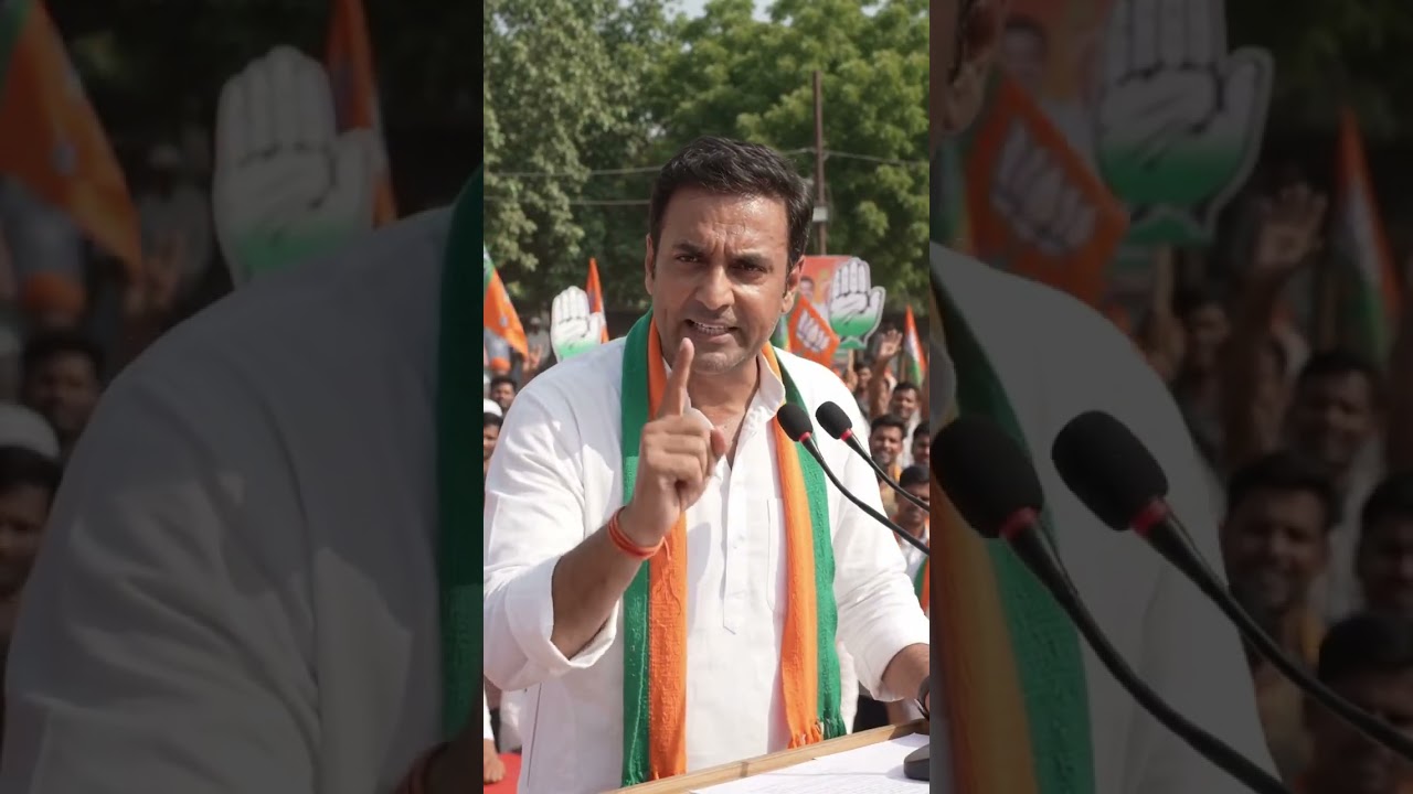 BJP vs Congress 😂 | Free Electricity Promise | Political#desicomedy #politicalcomedy #bjppresident