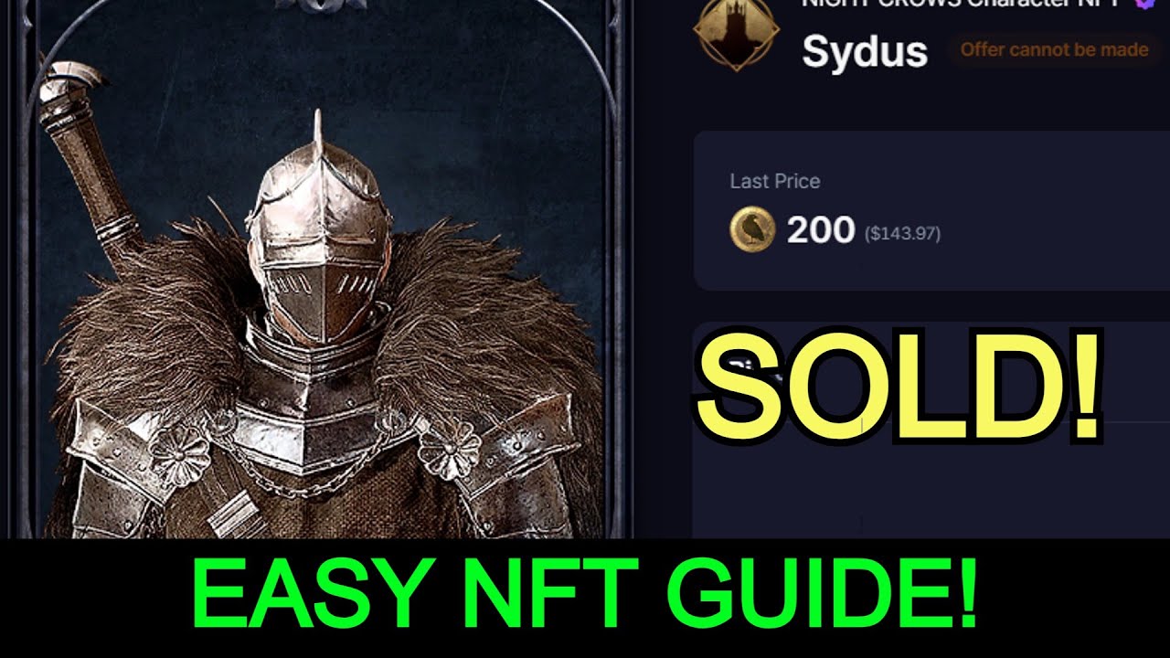 HOW TO NFT IN NIGHTCROWS FOR 3 MINUTES.. UNA WALLET #nightcrows