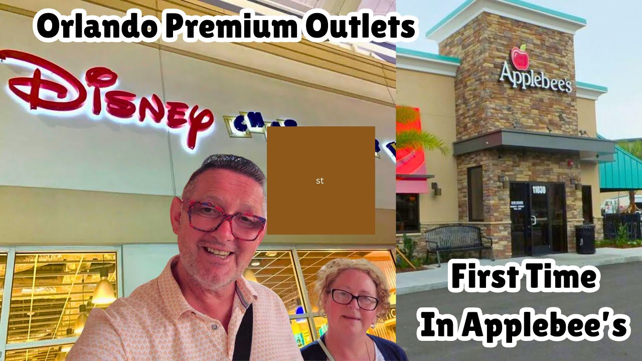 Orlando Premium Outlets & First Time in Applebee's