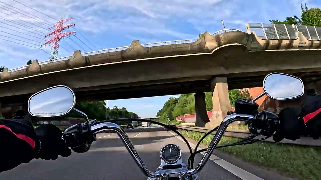 Harley Davidson Sportster XL 1200 L POV RAW