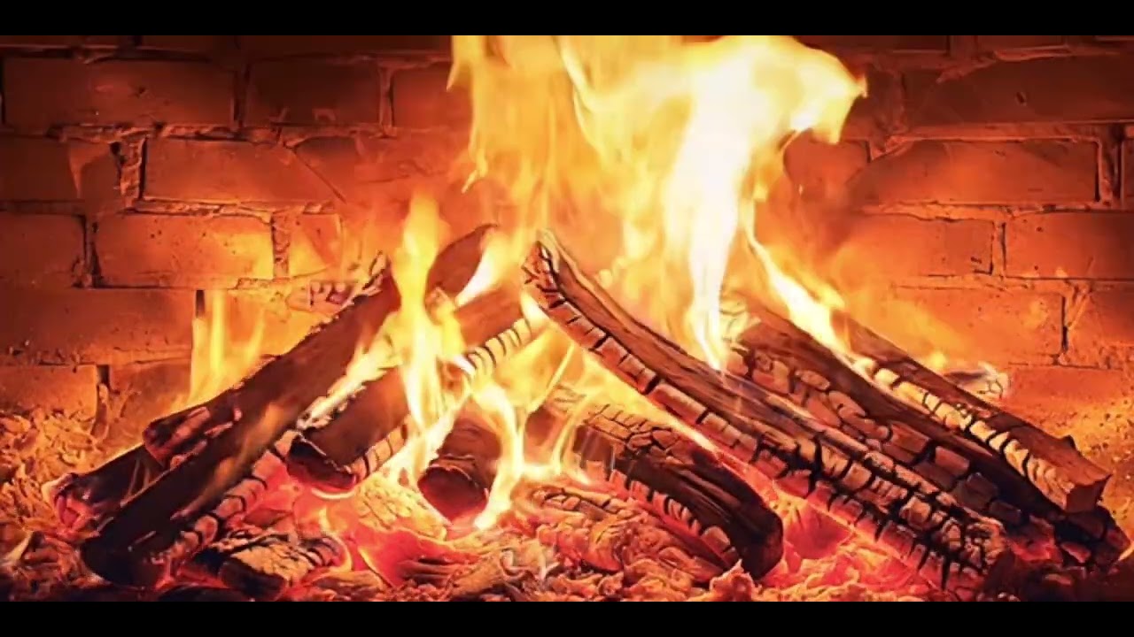 지친 하루의 끝, 마음을 녹이는 벽난로 불멍 🔥, 아늑한 겨울밤 분위기, Cozy Fireplace