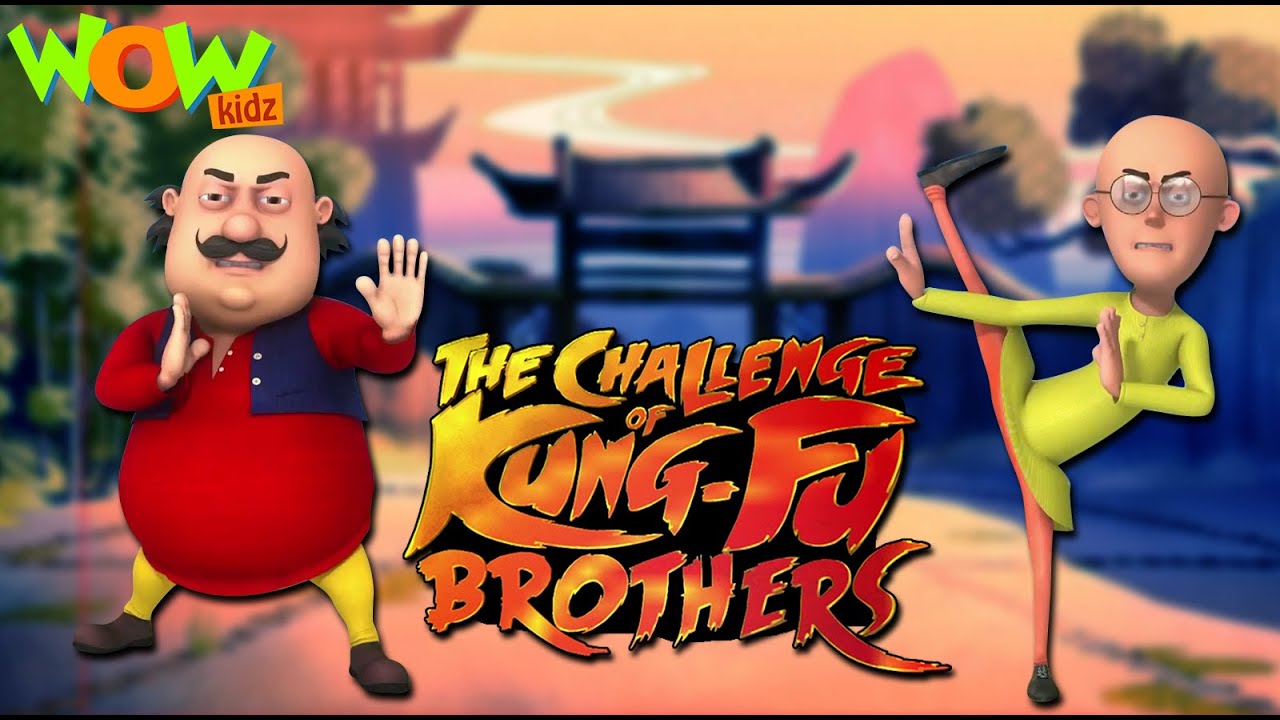 Motu Patlu New Movie | The Challenge of Kung Fu Brothers | Full Movie | Wow Kidz