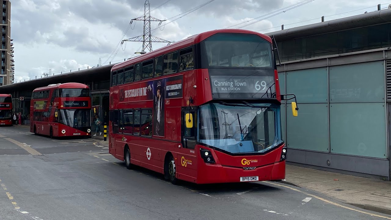 Full Route Visual | Route 69: Canning Town to Walthamstow Central - Go-Ahead London WHV60 (BP15OMD)