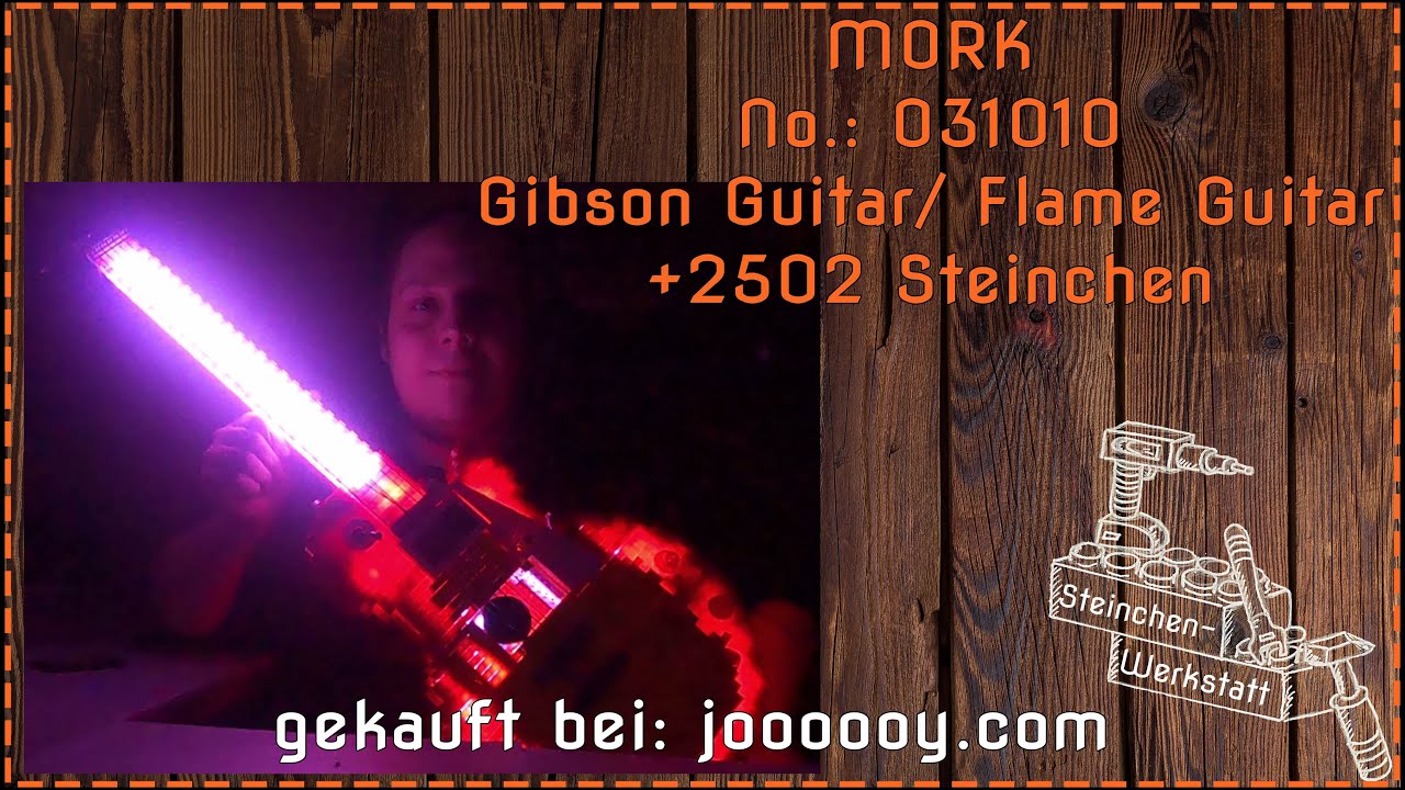 Licht und Sound in der Gitarre von Mork! Ein echter Hingucker ist es geworden!