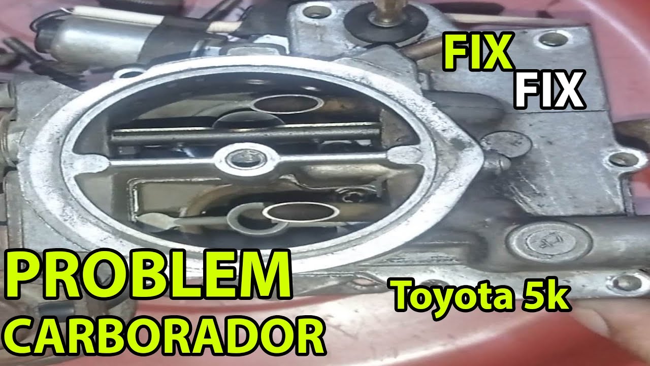 Problema sa carborador Ng Toyota 5k..panoodin mo ito.