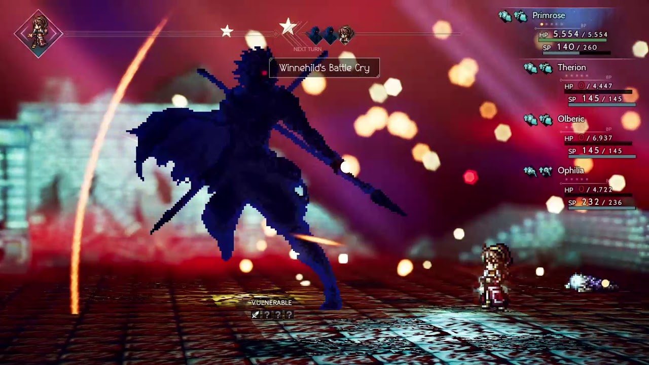 Primrose solo Gate of Finis + full Galdera fight
