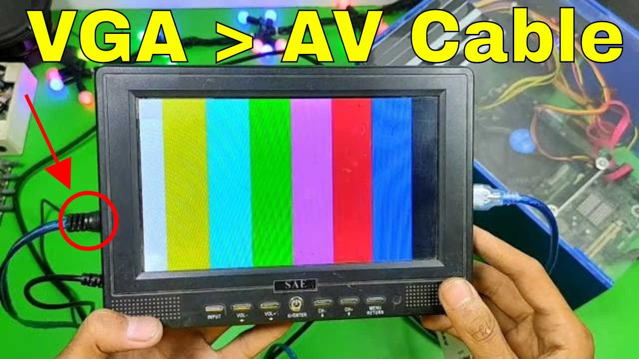 VGA To AV (RCA) Cable