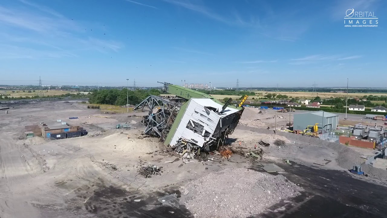 KELLINGLEY PIT tower demolition