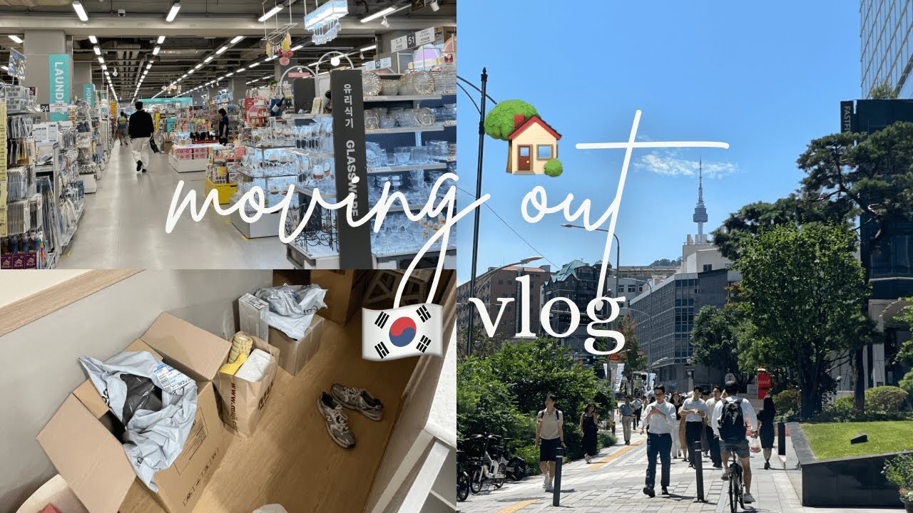 Moving out to a one room in Korea | Pindahan kos di Korea🇰🇷🏡