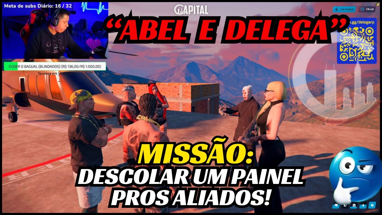 🔥 DELEGA APADRINHA BG E DODÔ E NEGOCIA PAINEL COM ABEL P/ A NOVA FAC DA CIDADE.☠️🤬