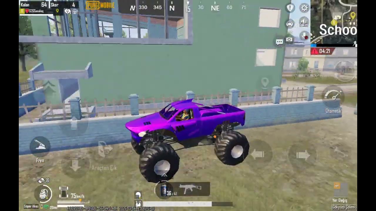 PUBG MOBİLE OYNUYORUM (o nasıl sprey...)