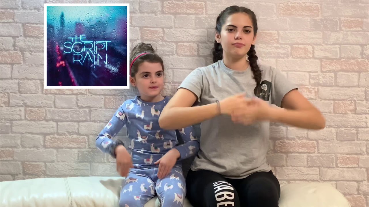 Rain - the script - isabella signs - makaton/BSL