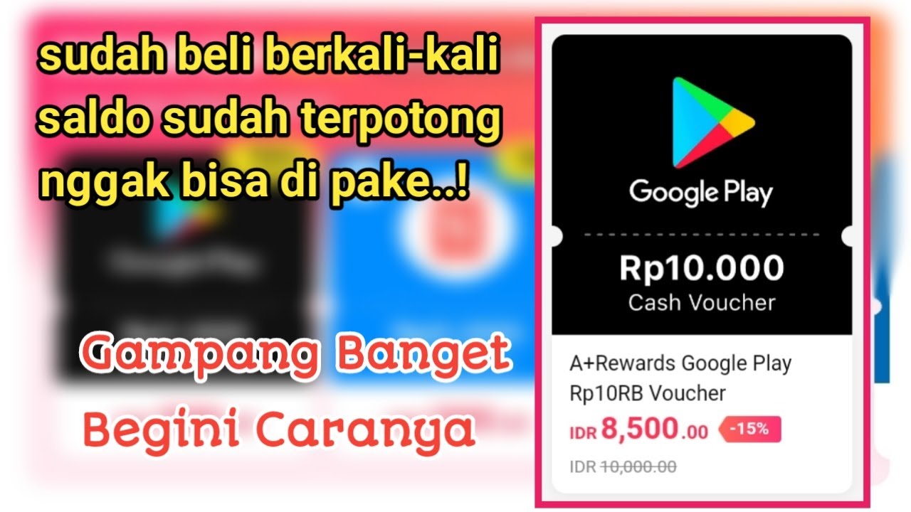 Cara Menggunakan Voucher Google Play Dari Dana Buat Top Up Free Fire