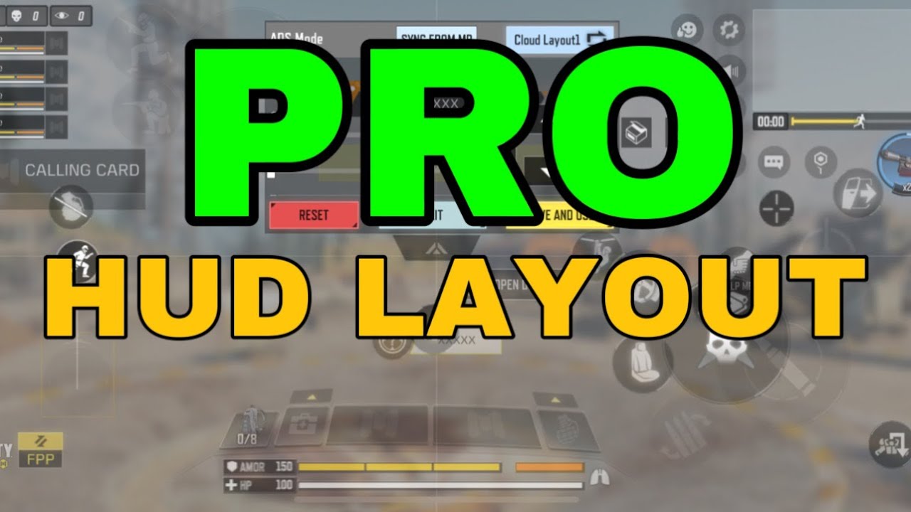 Best 3 Finger Claw Pro Hud Layout in Codmobile Battle Royale 🔥 codm br🔥