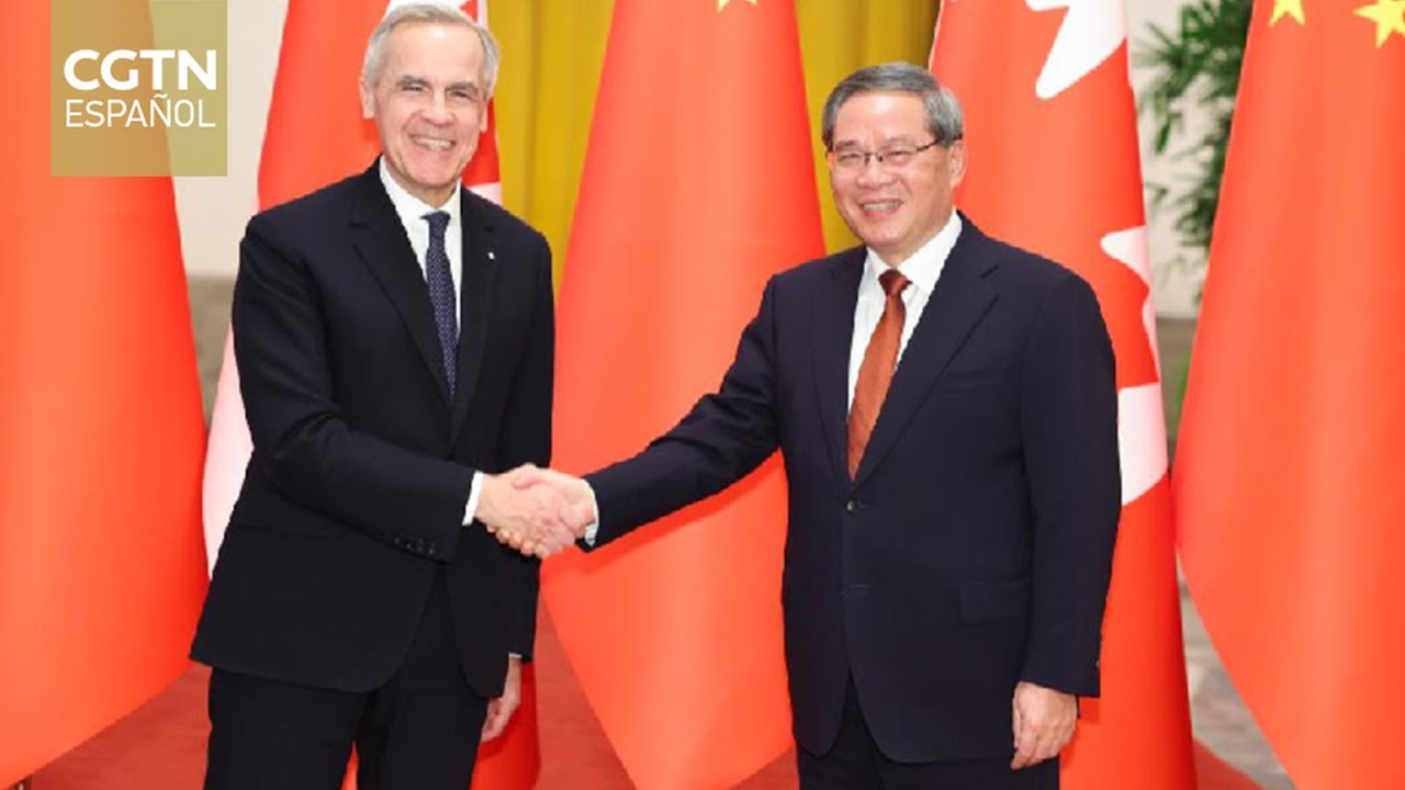Primer ministro chino ofrece ceremonia de bienvenida para su homólogo canadiense, Mark Carney