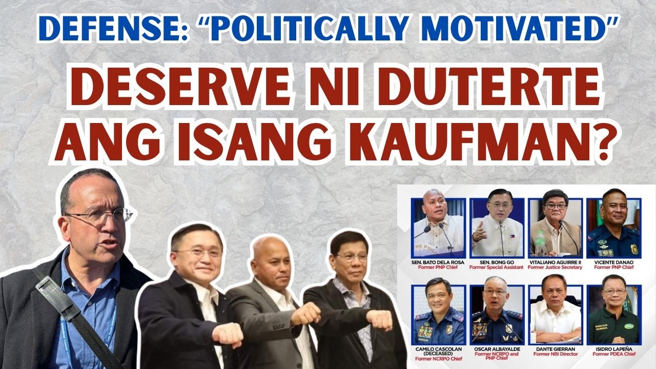 KAUFMAN SA C0 PER PE TRAT0RS NI DUTERTE | PANG-DDS NA DEPENSA LANG ANG ALAM