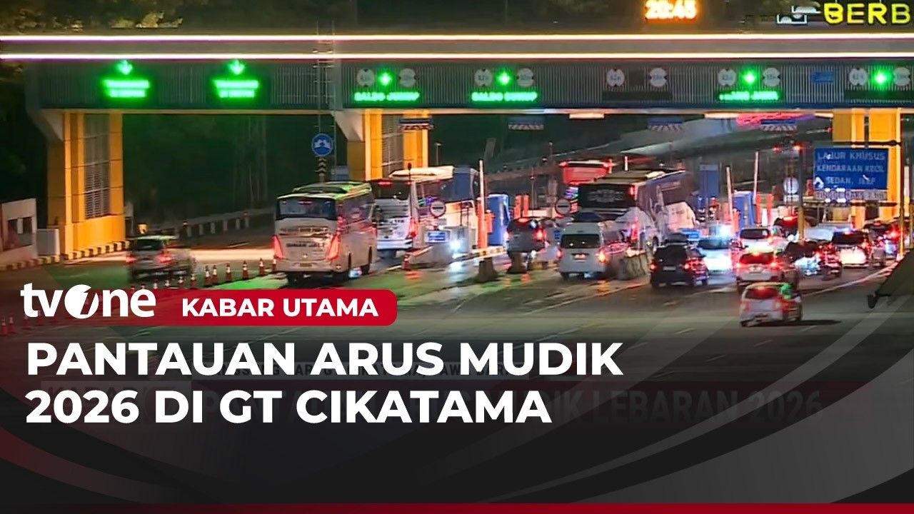 Pantauan Arus Mudik Lebaran 2026 Langsung Dari GT Cikatama | Kabar Utama