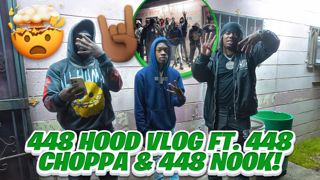 Louisiana Hood Vlog: 448 Nook & Choppa Talk Music Success, Upbringing in Port Hudson/Chaneyville,etc
