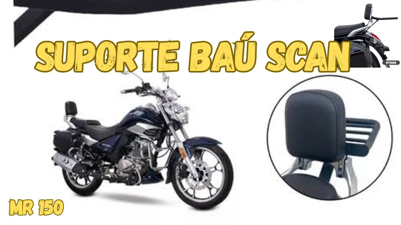 Suporte de Baú ( Scan Para Master Rider 150 )