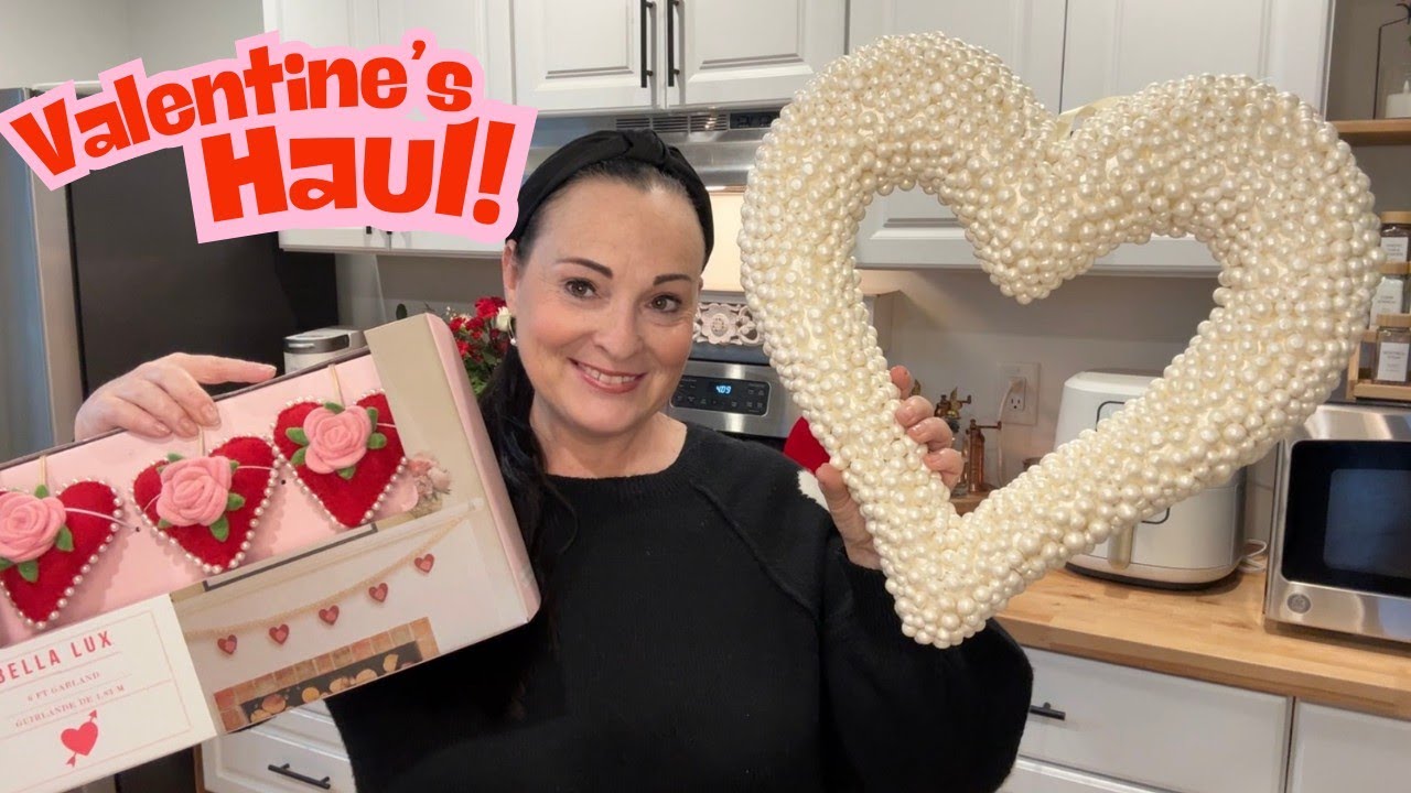 NEW VALENTINE'S DECOR HAUL/HUGE VALENTINE HAUL HOMEGOODS TJMAXX HOBBY LOBBY/VALENTINE'S DECOR IDEAS