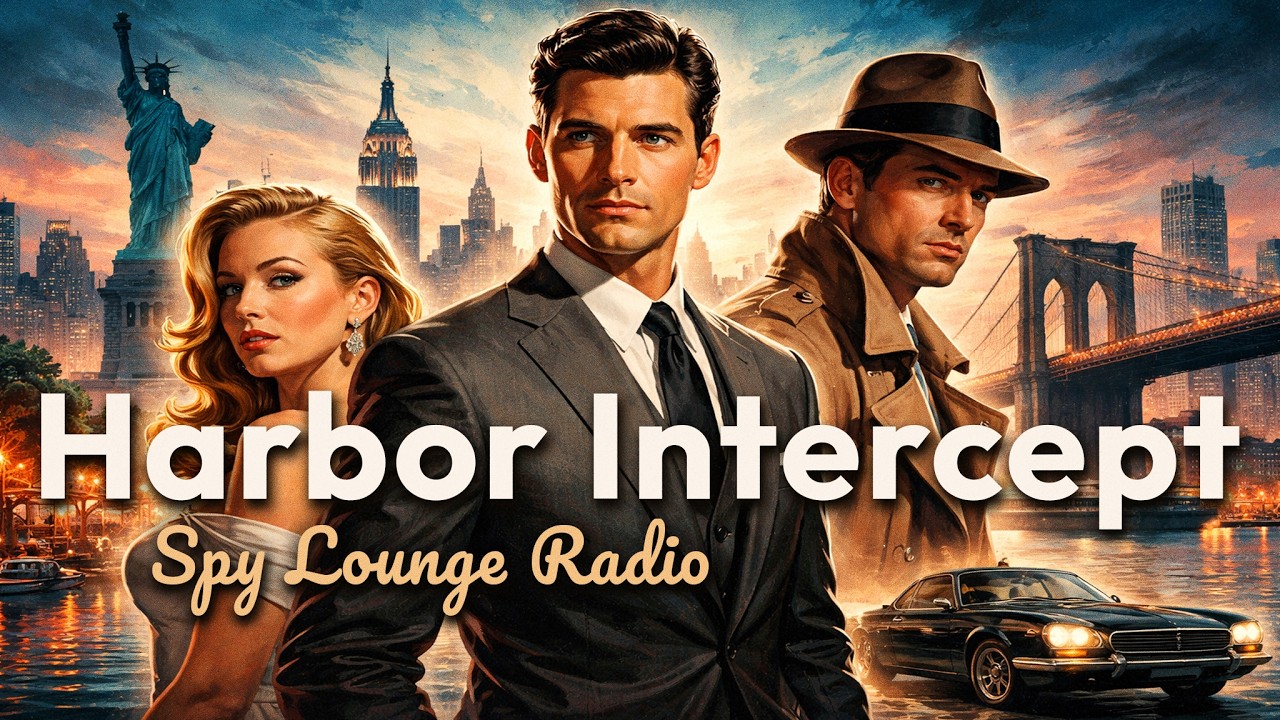 HARBOR INTERCEPT: NYC — 1960s Spy Jazz Lounge • Focus Music for Work & Study