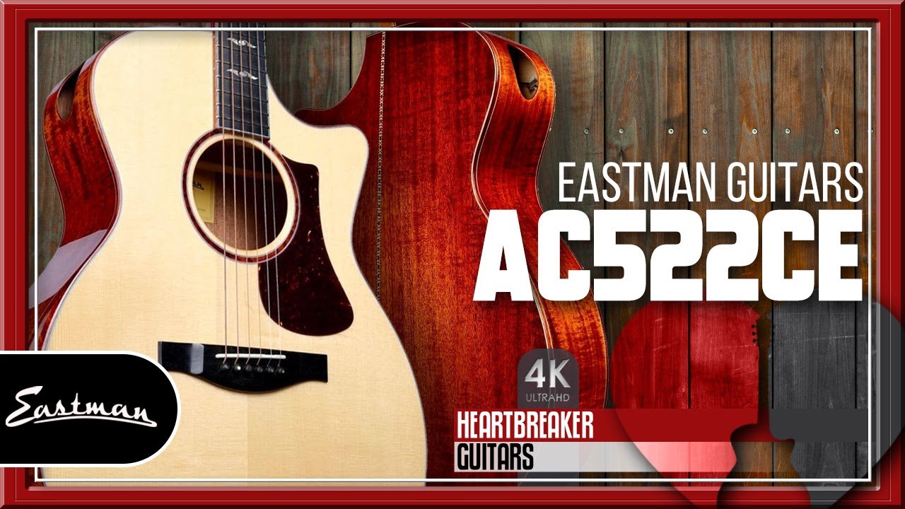 Eastman AC522CE — посмотрите на это красное дерево!